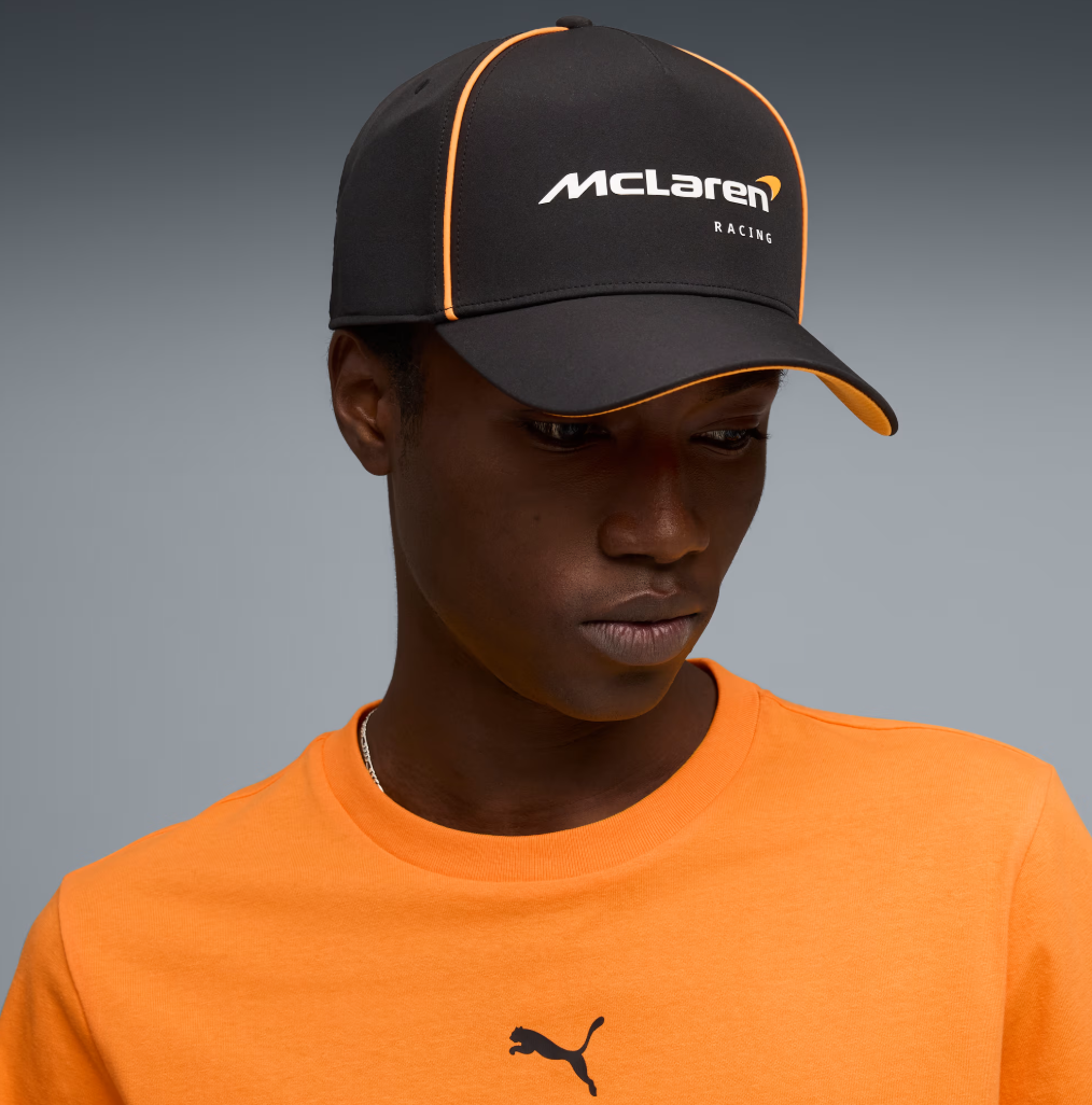 Gorra Oficial McLaren Puma Negra 2026