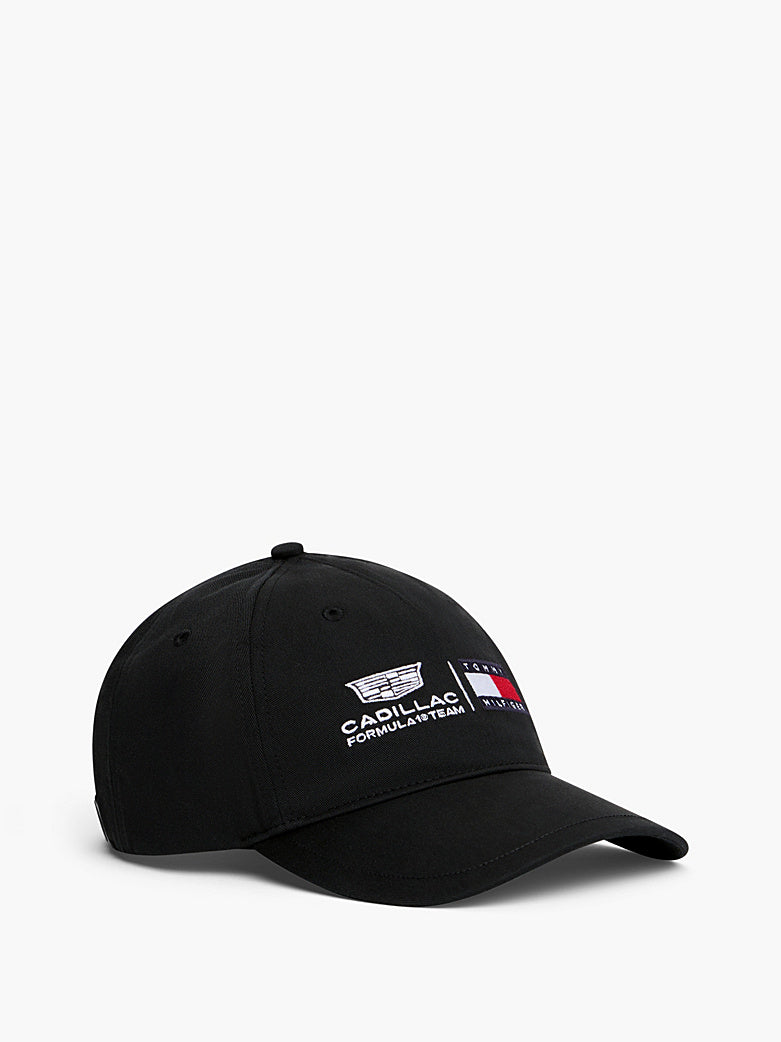 Gorra Oficial Tommy Hilfiger Logo Cadillac F1 2026 (Negra)